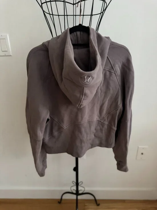 Lululemon Scuba Oversized Full-Zip Hoodie Dusky Lavender XS/S - Picture 3 of 3